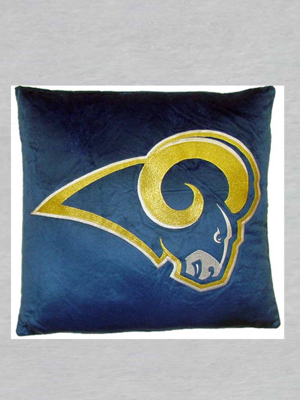 St. Louis Rams Throw Pillow Measures 14 x 14 inches